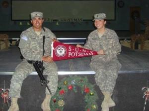 Katie and Mike in Kuwait