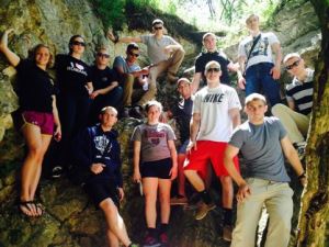 Tm 10 cadets outside of Castle Bran (Dracula’s Castle)